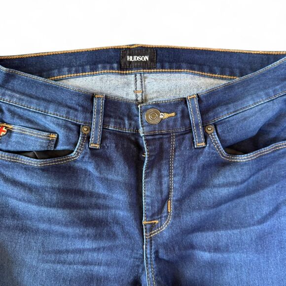 Hudson Women's Krista Low-Rise Skinny Jeans 29 Waist Dark Wash Blue Denim - Picture 4 of 6